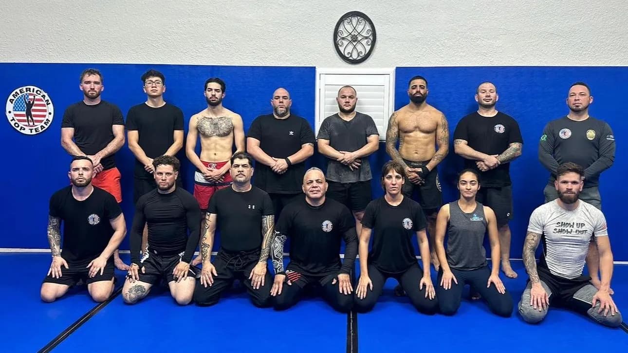 Men and women training together in an adult Brazilian Jiu-Jitsu class in Fort Myers, FL